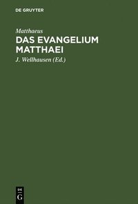bokomslag Das Evangelium Matthaei