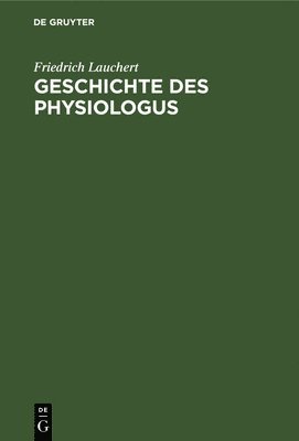 bokomslag Geschichte des Physiologus