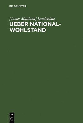 bokomslag Ueber National-Wohlstand