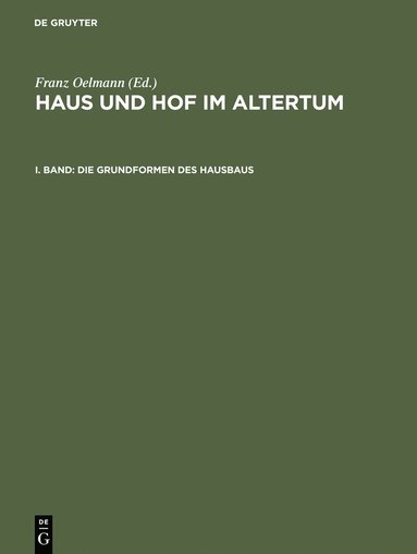 bokomslag Die Grundformen Des Hausbaus