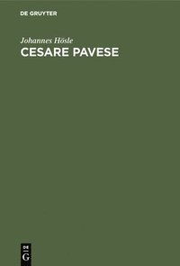 bokomslag Cesare Pavese