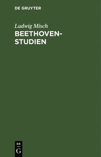 bokomslag Beethoven-Studien