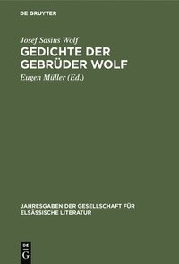 bokomslag Gedichte der Gebrder Wolf