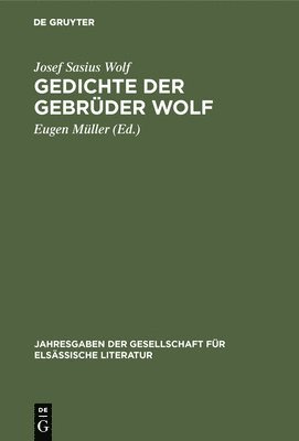 bokomslag Gedichte der Gebrder Wolf