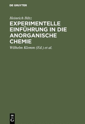 bokomslag Experimentelle Einfhrung in die anorganische Chemie