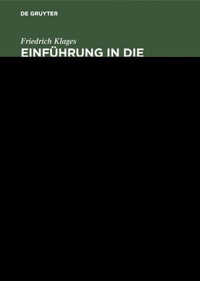 bokomslag Einfhrung in die organische Chemie