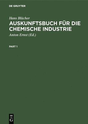Auskunftsbuch Für Die Chemische Industrie