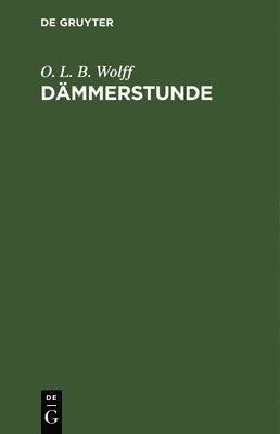 bokomslag Dämmerstunde