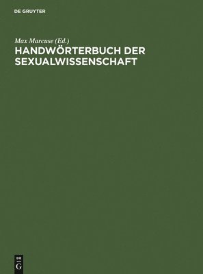 bokomslag Handwrterbuch der Sexualwissenschaft