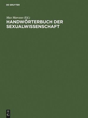 Handwrterbuch der Sexualwissenschaft 1