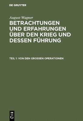 bokomslag Von den großen Operationen