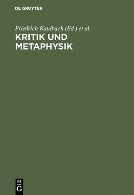 Kritik und Metaphysik 1