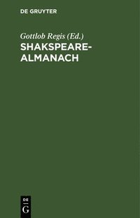 bokomslag Shakspeare-Almanach