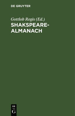 bokomslag Shakspeare-Almanach