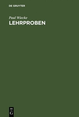 Lehrproben 1