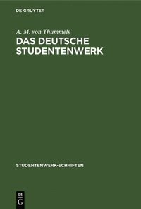 bokomslag Das Deutsche Studentenwerk