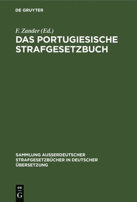 F Zander - portugiesische Strafgesetzbuch, Inbunden
