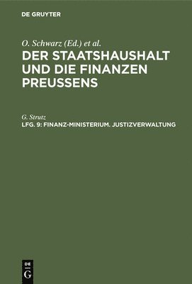 bokomslag Finanz-Ministerium. Justizverwaltung