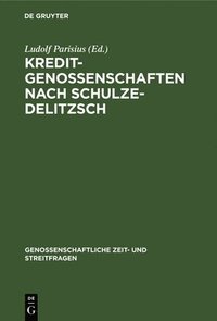 bokomslag Kreditgenossenschaften Nach Schulze-Delitzsch