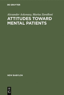 Attitudes toward mental patients 1
