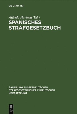 bokomslag Spanisches Strafgesetzbuch