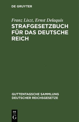 bokomslag Strafgesetzbuch Fr Das Deutsche Reich