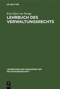 bokomslag Lehrbuch Des Verwaltungsrechts