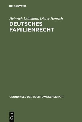Deutsches Familienrecht 1