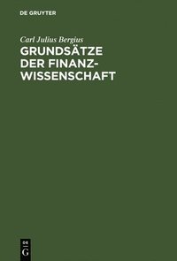 bokomslag Grundstze der Finanzwissenschaft