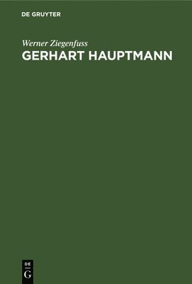 Gerhart Hauptmann 1