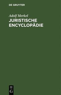 bokomslag Juristische Encyclopdie