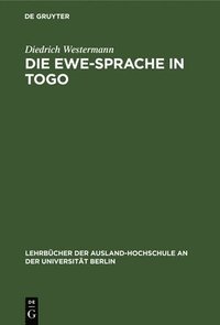 bokomslag Die Ewe-Sprache in Togo