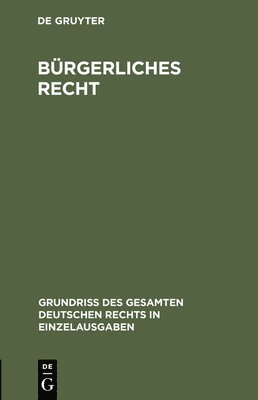 bokomslag Bürgerliches Recht