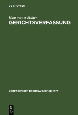 bokomslag Gerichtsverfassung