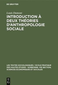 bokomslag Introduction  deux thories d'anthropologie sociale
