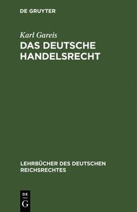 bokomslag Das Deutsche Handelsrecht