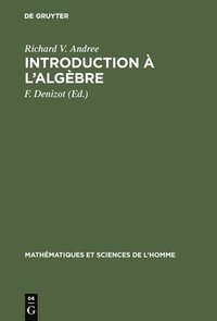 bokomslag Introduction à l'algèbre