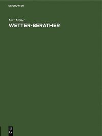 bokomslag Wetter-Berather