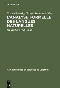 bokomslag L'Analyse Formelle Des Langues Naturelles
