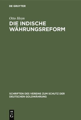 bokomslag indische Währungsreform