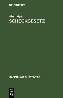 Scheckgesetz 1