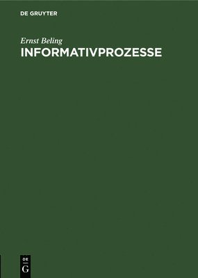 bokomslag Informativprozesse