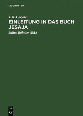 bokomslag Einleitung in Das Buch Jesaja