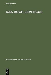 bokomslag Buch Leviticus