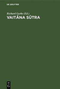 bokomslag Vaitâna Sûtra