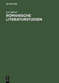 bokomslag Romanische Literaturstudien