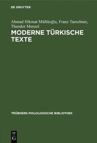 bokomslag Moderne trkische Texte