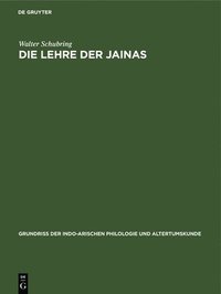 bokomslag Die Lehre Der Jainas