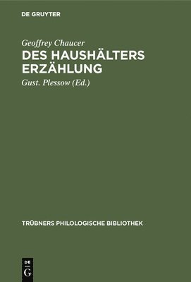 bokomslag Des Haushlters Erzhlung