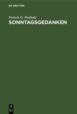 Sonntagsgedanken 1